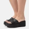 Zign Leather - Mules À Talons - Black