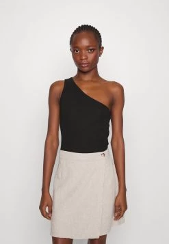 Zign Zi-Ss23-D014-R // One Shoulder Top / 802 - Black - Blouse - 802 - Black