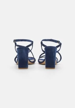 Zign Leather - Sandales À Talons Hauts - Dark Blue -Zign 2160e79da03f4d6a8723b26628d2cb0c