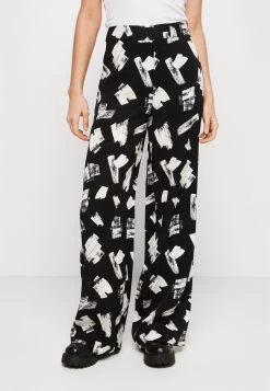 Zign Pantalon Classique - Black/White