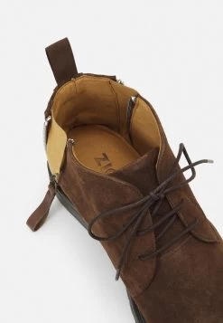 Zign Unisex - Bottines À Lacets - Brown -Zign 28ea1f635bf14be694fb5b2db2a9f89b
