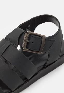 Zign Leather Unisex - Sandales - Black -Zign 2dd631fd108141daa5e153a36f796430