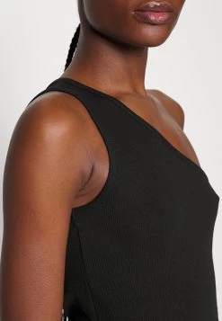 Zign Zi-Ss23-D014-R // One Shoulder Top / 802 - Black - Blouse - 802 - Black -Zign 30941dabe001470da440394b02ff6433