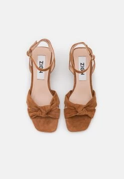 Zign Leather - Sandales - Cognac -Zign 497c5038bf694568b76180fa40d5fe81