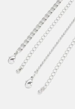 Zign Unisex 2 Pack - Collier - Silver-Coloured -Zign 4a1b436c9f544c22b551f7070bed681a