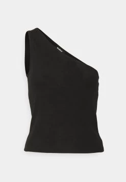 Zign Zi-Ss23-D014-R // One Shoulder Top / 802 - Black - Blouse - 802 - Black -Zign 4c20d8fc4b59410f841503b8cb071a39