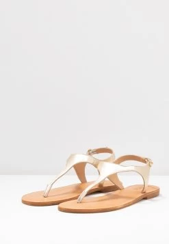 Zign Leather - Tongs - Gold -Zign 624373ad68194bf8b79528d6fed6a404