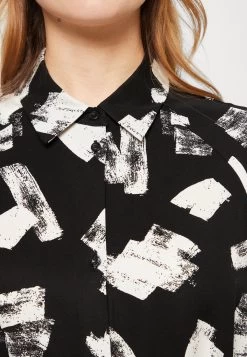 Zign Robe Chemise - Black/White -Zign 66ff3931c2d84b80a87f336cc51d8918