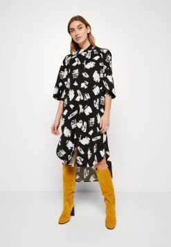 Zign Robe Chemise - Black/White