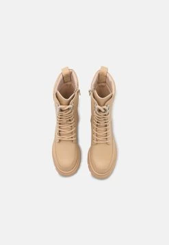 Leather - Bottes À Plateau - Beige -Zign 6be229a38b94443c85e4eae3f95d5db7