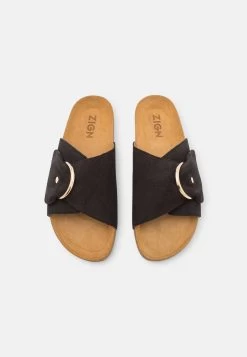 Zign Leather - Mules - Black -Zign 76f19c7a7399433cab2655dbdb3add0a