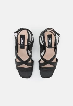 Zign Leather - Sandales - Black -Zign 85d9cb77f74044469778a0ecbc2f1741