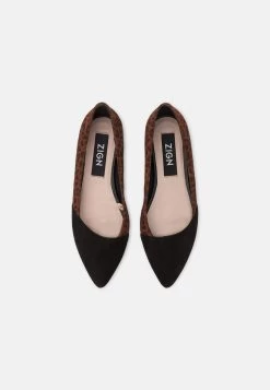 Zign Leather - Ballerines - Black/Brown -Zign 93c9e183a11f4dd5b2457f6bdefed60c