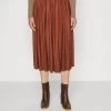 Zign Jupe Plissée - Brown -Zign 98780a4e5e654752b6ade949a46c5dff