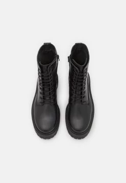 Zign Leather Winter Boot - Bottines À Lacets - Black -Zign 9a3abc2bd2b94fff864c20d430558307