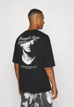 Zign Unisex - T-Shirt Imprimé - Black