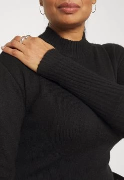 Zign Adaptive Perkin Ausschnitt Basic Mini Strickkleid - Robe Pull - Black -Zign a2a580cae1704c8a85c1f93a36221bc5