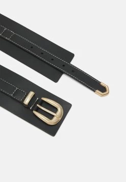 Zign Leather Waist Belt - Ceinture Taille Haute - Black -Zign a507edd6a90148c8b45d22aacb765263