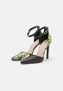 Zign Leather - Escarpins À Talons Hauts - Black/Green -Zign adefba2ba041401485f07980a0d72072