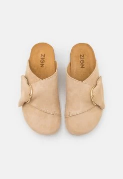 Zign Leather - Mules - Beige -Zign b7b657b4fbad4780b4fb561efb3f194b