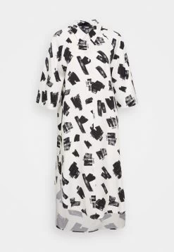 Zign Robe Chemise - White/Black -Zign ba3037256d1643a78cbdbca2784229e5