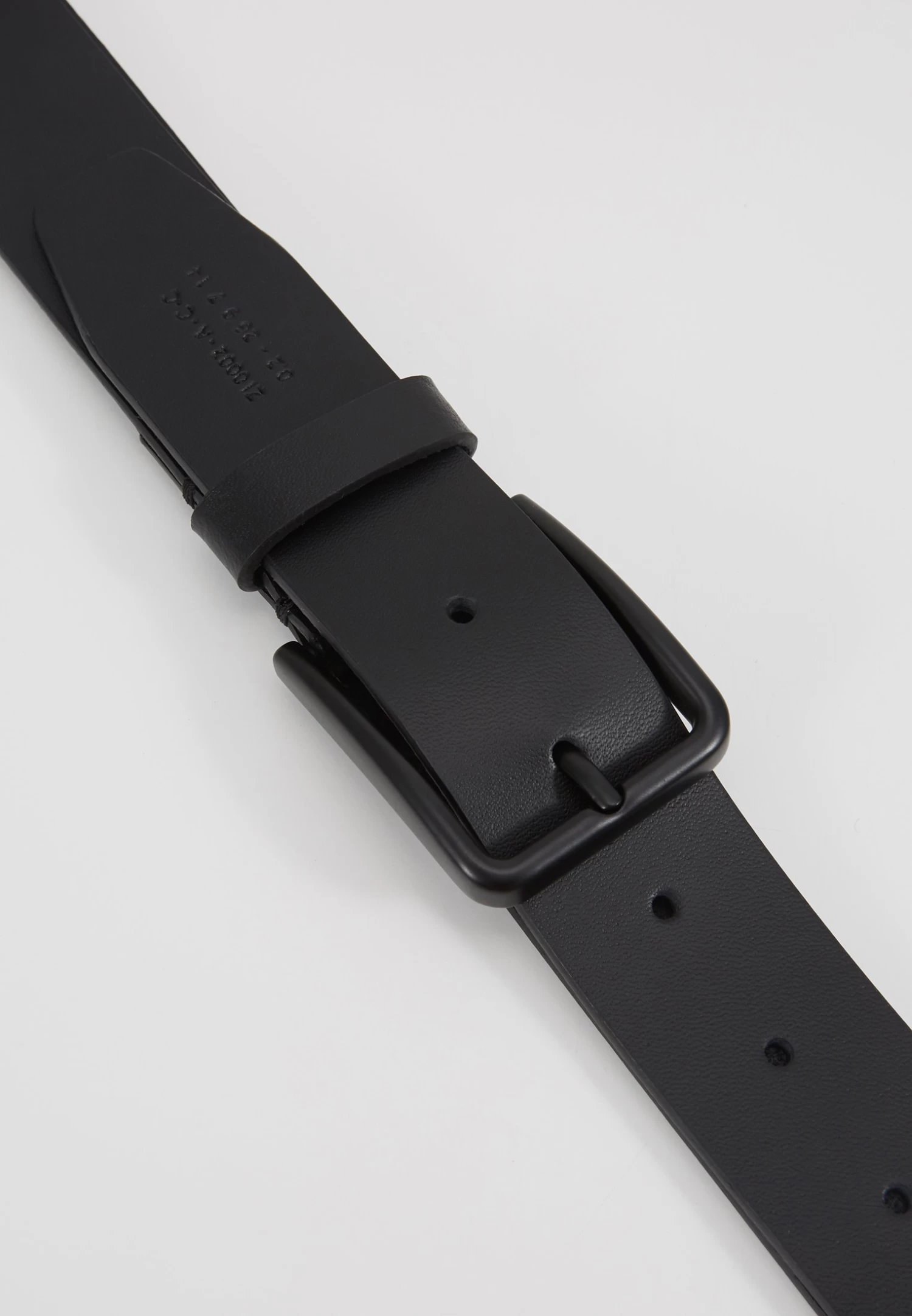 Zign Unisex Leather - Ceinture - Black 8 Zign Unisex Leather - Ceinture - Black – Image 6