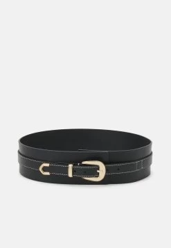 Zign Leather Waist Belt - Ceinture Taille Haute - Black