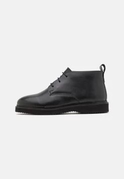 Zign Leather Unisex - Chaussures À Lacets - Black