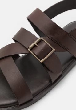 Zign Leather Unisex - Sandales - Dark Brown -Zign c3bd72c0801a4d93a35123ebb50f0078