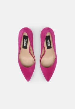 Zign Leather - Escarpins À Talons Hauts - Pink -Zign cc00f8bf628f4df5ac7550248192a5e8