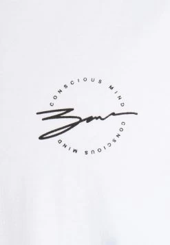 Zign Unisex - T-Shirt Imprimé - White -Zign d0bfa5b081f14f0587d538ad78e87975