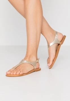 Zign Leather - Tongs - Gold