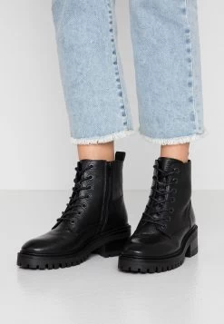 Zign Bottines À Lacets - Black