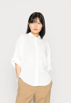Zign Oversized Short Sleeve - Chemisier - White