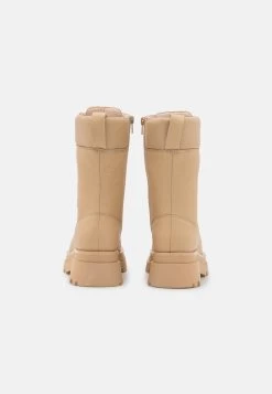 Leather - Bottes À Plateau - Beige -Zign ffd2da6792cf469495835726d3afd792
